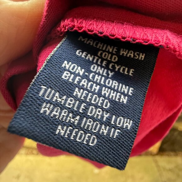 Chaps Woman Plus Size 1X Pullover Cotton Top with Ruffle Desert Pink NWT - Picture 12 of 16